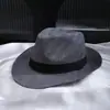Sombrero de Jazz Xu Wenqiang del Malecón de Shanghái, Sombrero de Agente Secreto, Sombrero para Actuación en Escenario, Versátil Sombrero de Lana de Ala Ancha para Mujer, Moderno