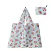 Bolsa de Compras Plegable, Nueva de Gran Capacidad, Bolsa Plegable Ecológica en Stock, Bolsa de Tote de Almacenamiento Plegable Portátil Impresa Creativa