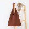 2021 Nuevo estilo coreano simple bolsa de lana dulce retro bolsa tejida bolsa tote de gran capacidad bolso de hombro moda