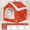 [Uau Personalizado] Casa de Gato Quentinha para Inverno Fechada Segura Casa de Gato Neutra para Todas as Estações Gatinhos Gatos Super Grandes