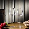 Luz de luxo rosa inclinado copo de vinho tinto cálice de vidro de cristal de alto valor de beleza copo de vinho casal copo de presente caixa terno