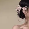Accesorio para el Cabello de Princesa Estilo Bosque de Primavera con Lazo y Pasador de Lirio del Valle, Accesorio de Satín Sencillo y Elegante para Niñas, Dulce Pinza Lateral