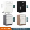 Gabinete Bajo de Oficina para Impresora, Gabinete de Archivos de Múltiples Niveles, Caja Pequeña para el Hogar con Cerradura, Gabinete de Escritorio Integrado Antirrobo