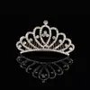 Peine para el cabello de corona de princesa para niños pequeños, versión coreana transfronteriza, tocado de horquilla de corona de florista de moda, tocado