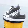 Zapatos de lona de caña baja de primavera para niños y estudiantes, zapatos casuales versátiles de tela estilo coreano, ins vintage, zapatillas de skate de los años 70, zapatos de moda para mujer