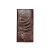 Atacado do Fabricante Carteira Longa Masculina com Padrão de Crocodilo Carteira de Negócios para Notas de Dólar Personalizada Carteira
