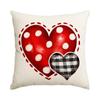 Funda de almohada para el Día de San Valentín Amazon Comercio exterior Transfronteriza Imitación de lino Decoración de boda para el Día de San Valentín Funda de cojín Funda de almohada de amor