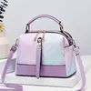 Bolso Cruzado de Empalme Estampado, Gran Capacidad, Bolso de Mujer Moderno y Versátil, Bolso de Mujer de Gama Alta Colorido y Elegante para Entrega