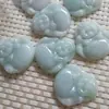 Colgante de Jade A de Myanmar al por mayor para Hombres y Mujeres Marca Dragón Guan Gong Guanyin Buda Colgante de Jade Verde Fuente en Vivo