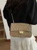 Bolso de Cadena Rombo Transfronterizo Bolso Cuadrado Pequeño Retro Escarchado para Mujer 2025 Nuevo Gran Capacidad Bolso de Hombro al por Mayor Bolso Cruzado