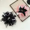 [Heroína de Drama Coreano] Lazo de Organza Coreana de Alta Calidad Tejido a Mano para el Cabello Lazo para el Cabello para Mujeres