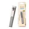 Tesoura de Unha Dobrável Cortador de Unha Aço Inoxidável Tesoura de Unha Abertura Grande Ferramentas de Manicure Embalado Individualmente