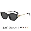 Óculos de Sol Personalizados de Alto Padrão Novo Estilo 2025, Óculos Anti-UV, Estilo Ins Europeu e Americano, Óculos de Sol Modernos Estilo Retro Street