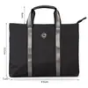 Kangbai bolso de hombro portátil para documentos bolsa de lona para mujer bolsa con cremallera bolsa para documentos maletín A4 bolsa de información LOGOTIPO