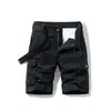Shorts Casuais de Verão Masculino Marca da Moda Macacão Solto Calças de Cinco Pontos Masculinas de Algodão Calças de Comércio Exterior Transfronteiriço Senso Avançado