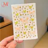 Pegatinas Faciales de Mariposa para Escenario Infantil, Pegatinas de Flores de Pan de Oro, Pegatinas de Flores Estilo Antiguo Hanfu, Pegatinas Decorativas para la Esquina del Ojo, Pegatinas de Maquillaje para Cejas Venta al por Mayor