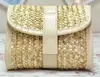 Bolso bandolera de paja de trigo Bolso de mujer Bolso de playa pastoral Bolso tejido de paja Bolso de verano para mujer Bolso de mano Bolso tejido de planta