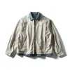 Yidao Vintage 2026 Otoño Nuevo Retro Americano Bloque de Color Mezclilla Falso Dos Piezas Corte Holgado Versátil Estilo Granja Chaqueta