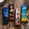 Marcador de Página Pintura a Óleo Transfronteiriça Impressão Retrô High-End Clipe de Página de Livro Material Decorativo Criativo Cartão de Papel DIY Pode Ser Personalizado
