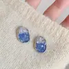 Oferta Especial Brinco Laranja Mar Sea Estilo Chanel Nicho Alto Padrão Início da Primavera Brinco de Tarraxa com Cristal Cor Champagne 2023 Novo Modelo