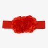 Otoño e Invierno Moda Europea y Americana Flor Combinable Cinturón Tejido Decorativo para Vestido de Traje para Mujer con Elástico
