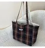 Liquidación Bolsa de Lona Bolso de Hombro para Mujer Otoño e Invierno Bolso de Mano de Gran Capacidad Bolso Escolar para Estudiante Bolsa de Tela Bolsa de Compras