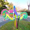 Nuevo molino de viento de dibujos animados tridimensional de colores plásticos color cuadrado tradicional puesto venta caliente juguete para niños Molino de Viento Joven