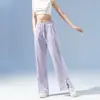 Pantalones Deportivos Nuevos de Verano 2026 Seda de Hielo Frescos Versátiles de Pierna Ancha Pantalones con Protección Solar Pantalones Rectos para Mujer Pantalones Largos Casuales Mujer