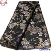Tecido Brocado Jacquard Antigo Bordado Dupla Face com Fio de Ouro e Prata Renda Brocada Africana