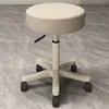 Salón de Belleza Barbería Taburete Especial Peluquería Manicura Maquillador Taburete Grande de Trabajo con Ruedas Silla para el Hogar Tocador Silla Giratoria