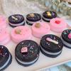 Biscoitos Sanduíche Oreo Squishy Populares Transfronteiriços Textura de Slime Brinquedo para Alívio de Estresse Gadget Squishy Famoso na Internet para Alívio de Estresse