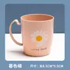 Taza para Cepillarse los Dientes Hd para el Hogar de Aspecto Atractivo para Niños Taza Gruesa de Gran Capacidad para Cepillos de Dientes de Plástico Taza de Enjuague Bucal de Gama Alta con Asa