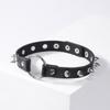 Accesorios Sexo SM Estilo Punk Collar con Remaches Negros Collar de Cuello de PU Alternativa de Entrenamiento Femenino Productos para Adultos Dropshipping