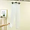 Pantalones casuales de verano para mujer, a prueba de mosquitos, tela modal fina, con puño en los tobillos, se pueden usar al aire libre, pantalones para aire acondicionado