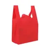 Bolsas de Mano Ecológicas No Tejidas Personalizadas Bolsas para Llevar a Casa Bolsas de Compras para Supermercado Bolsas Chaleco No Tejidas