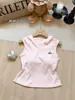 Chaleco de punto sin mangas en capas de estilo francés casual con capucha para mujer, ligero, cómodo, de corte holgado, versátil, transpirable, T-shirt amigable con la piel