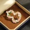 Jardín de los Sueños Broche de Calabaza Diamante Rosa de Nicho Elegante Dulce Exquisito Pin de Alta Gama Accesorio Anti-Exposición para Mujer