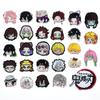 Patch de Tecido Bordado Cartoon Comic Personagem Demon Slayer Cabeça Acessórios para Roupas Patch Bordado Adesivo Patch em Estoque