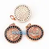 Acessórios DIY Cobre Puro Microincrustado Yin Yang Oito Trigramas Buda Maitreya Cabeça de Leão Pequeno Pingente Pequeno Pingente