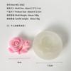 Molde de Silicone para Vela Flor de Pipoca Cravo Rosa Molde de Gota DIY Molde para Gesso de Aromaterapia Sabonete 8360