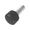 Parafuso de Polegar com Cabeça de Copo em Aço Carbono Zincado Branco Plástico PP Baquelite Preto Cabeça Cilíndrica Manípulo Recartilhado Parafuso m4m5m6