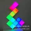 Luz de emenda Bluetooth + controle remoto BL-S20AS quadrada para decoração de sala de estar, quarto, sala de jogos, e-sports, corredor