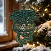 Adornos para Árbol de Navidad, Decoraciones Navideñas, Colgantes Festivos, Papá Noel Transfronterizo, Caballo Mecedora, Linterna, Reno, Luces de Estrella de Cinco Puntas