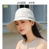 Sombrero de Protección Solar de Algodón y Lino para Mujer Primavera y Verano Nuevo Diseño Coreano Elegante Sombrero de Sol Versátil Sombrero de Sol Casual