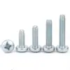 Tornillo autorroscante de bloqueo GB6560 cabeza de cruz diente de triángulo autoblocante galvanizado duro M2.5M3M3.5M4M5M6