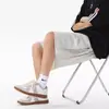 Marca de Moda Estilo Americano Pantalones Cortos de Secado Rápido para Hombre Otoño Malla Transpirable Diseño Deportivo Pantalones Sueltos Rectos de Playa