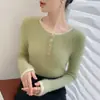 Nuevo Suéter de Punto de Cachemira Falso de Dos Piezas Versátil de Corte Delgado para Mujer Otoño/Invierno 2026, Jersey Base Elegante Suave