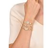 Pulsera de cobre cuadrado corazón trébol de cuatro hojas cabeza de serpiente circonita joyería geométrica al por mayor PBR-057
