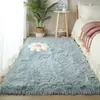Alfombra de cabecera para dormitorio de pelo largo, alfombrilla de suelo delante de la cama, manta de felpa para cama completa, alfombrilla de suelo delante de la cama, habitación de niña, sala de estar, mesa de centro