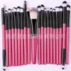 Nuevo Set de 20 Brochas para Maquillaje de Ojos Transfronterizo Multicolores Herramientas de Belleza Brocha para Base de Maquillaje Brocha para Sombra de Ojos Brocha para Labios